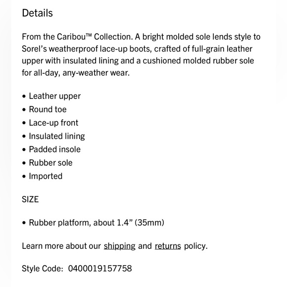 Sorel Waterproof Lace-Up Boots - Picture 10 of 10